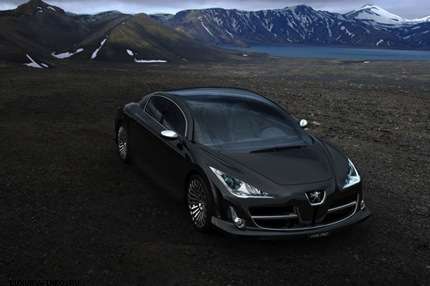 Peugeot 908 RC on the road